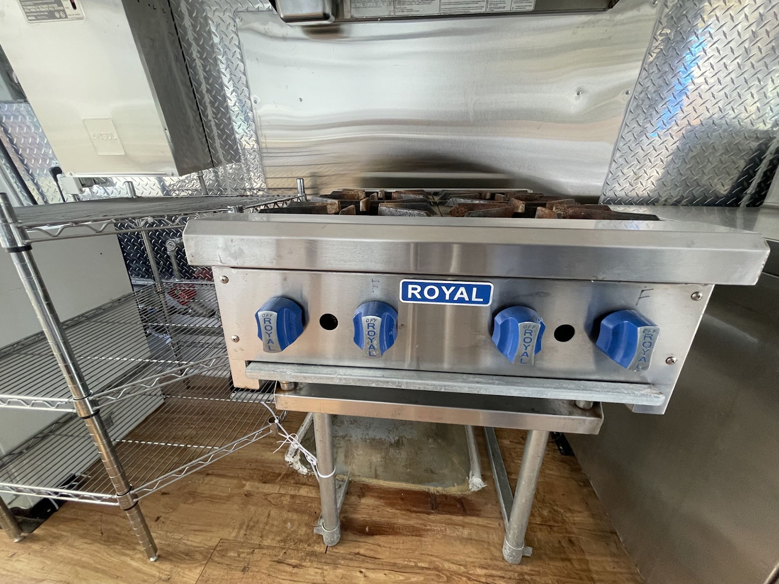 Commercial kitchen interior inside food truck - kitchen photo 11