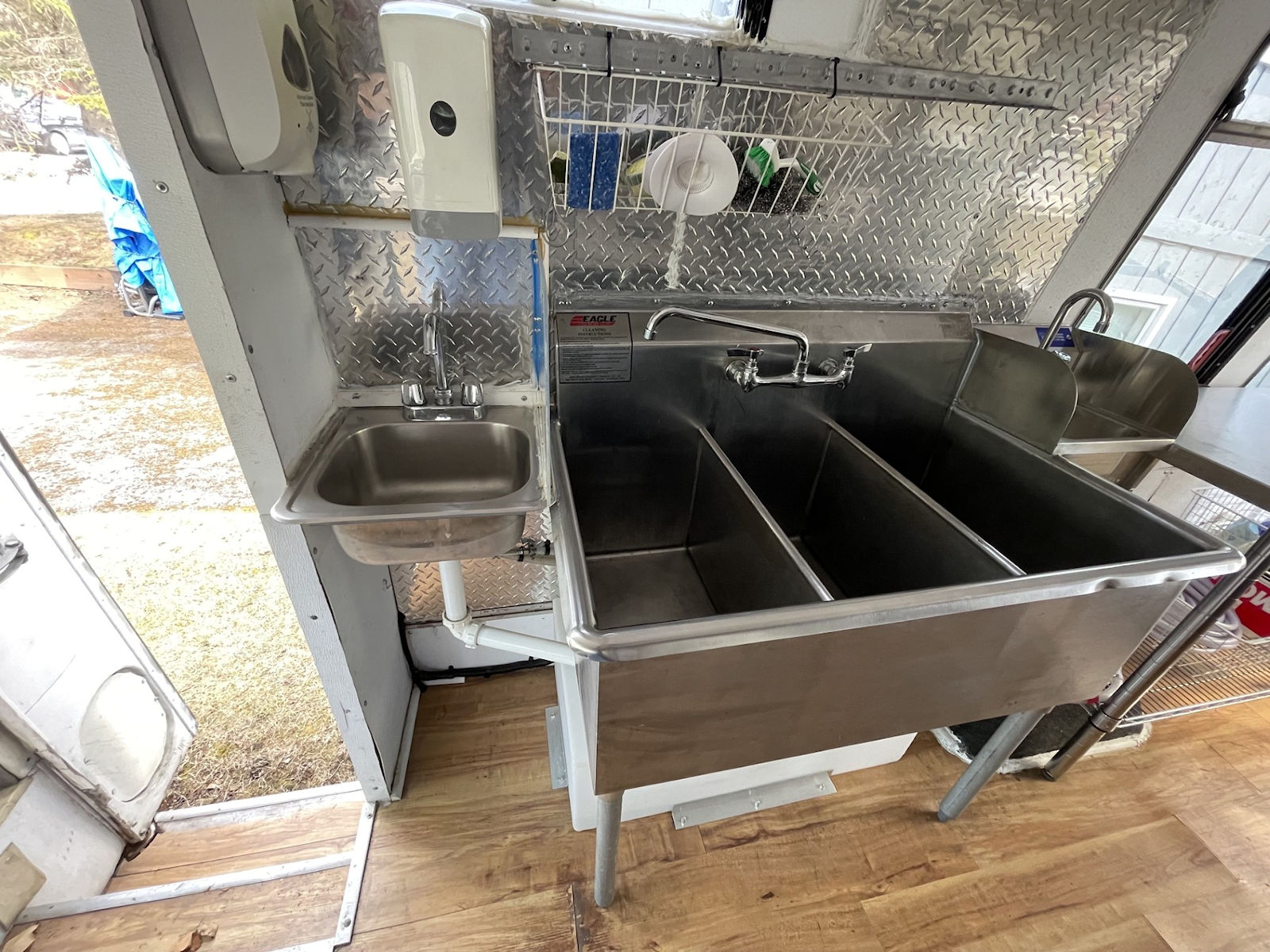 Commercial kitchen interior inside food truck - kitchen photo 4