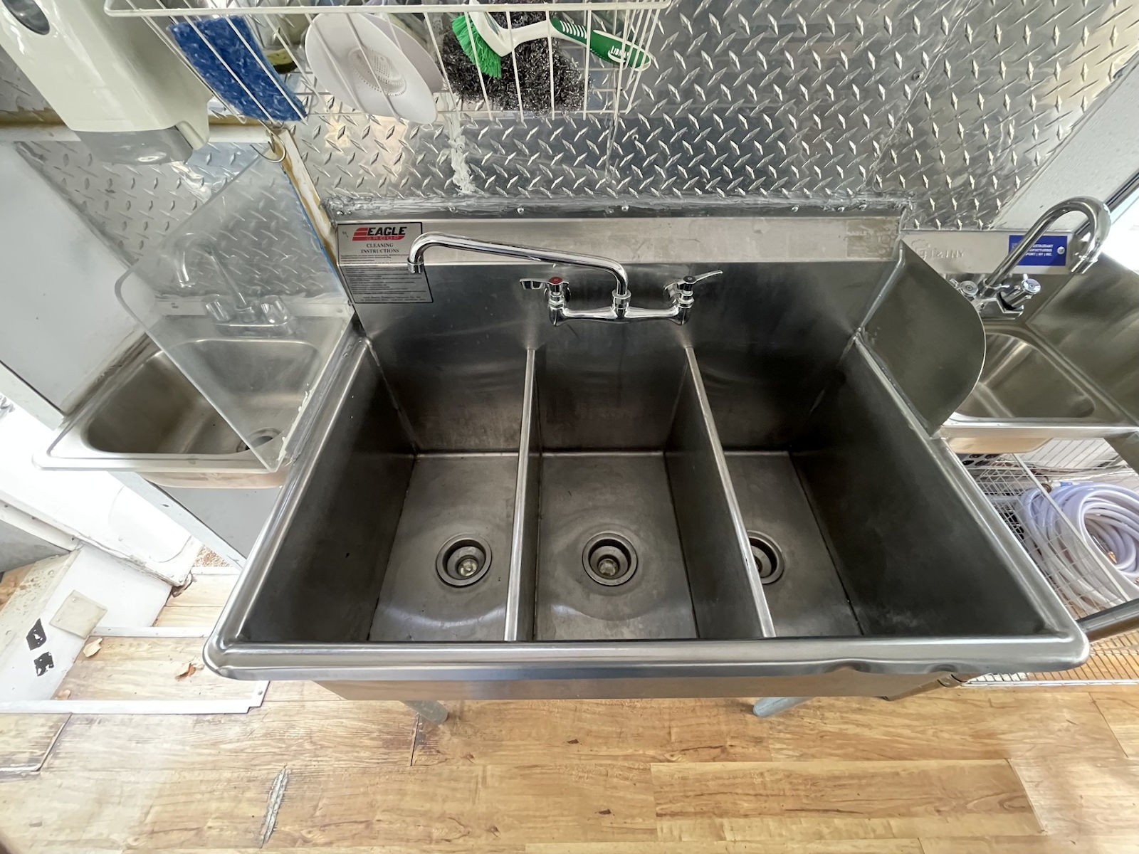 Commercial kitchen interior inside food truck - kitchen photo 5